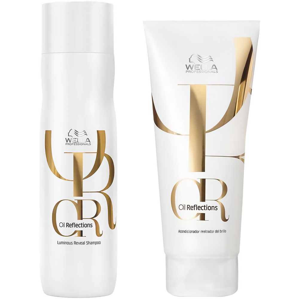 Importado Kit Wella Oil Reflections Shampoo Condicionador 200ML