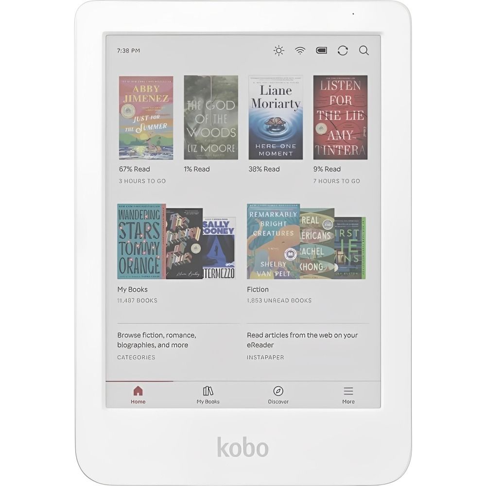 Importado Livro Eletronico Kobo Clara Color 6 16GB