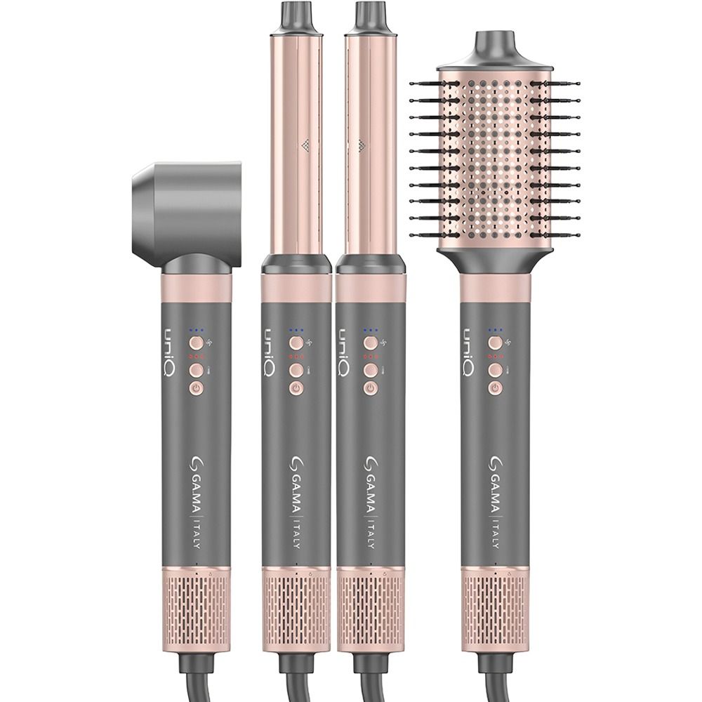 Importado Modelador Cabelo Ga Ma Uniq Flow Multistyler 4 Em 1 1400 W Rose 914 3881