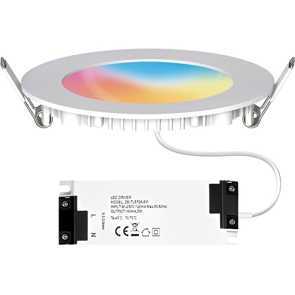 Importado Lampada Inteligente Teto Moes Zigbee Zb Tdd6 Rcw 4 Rgb