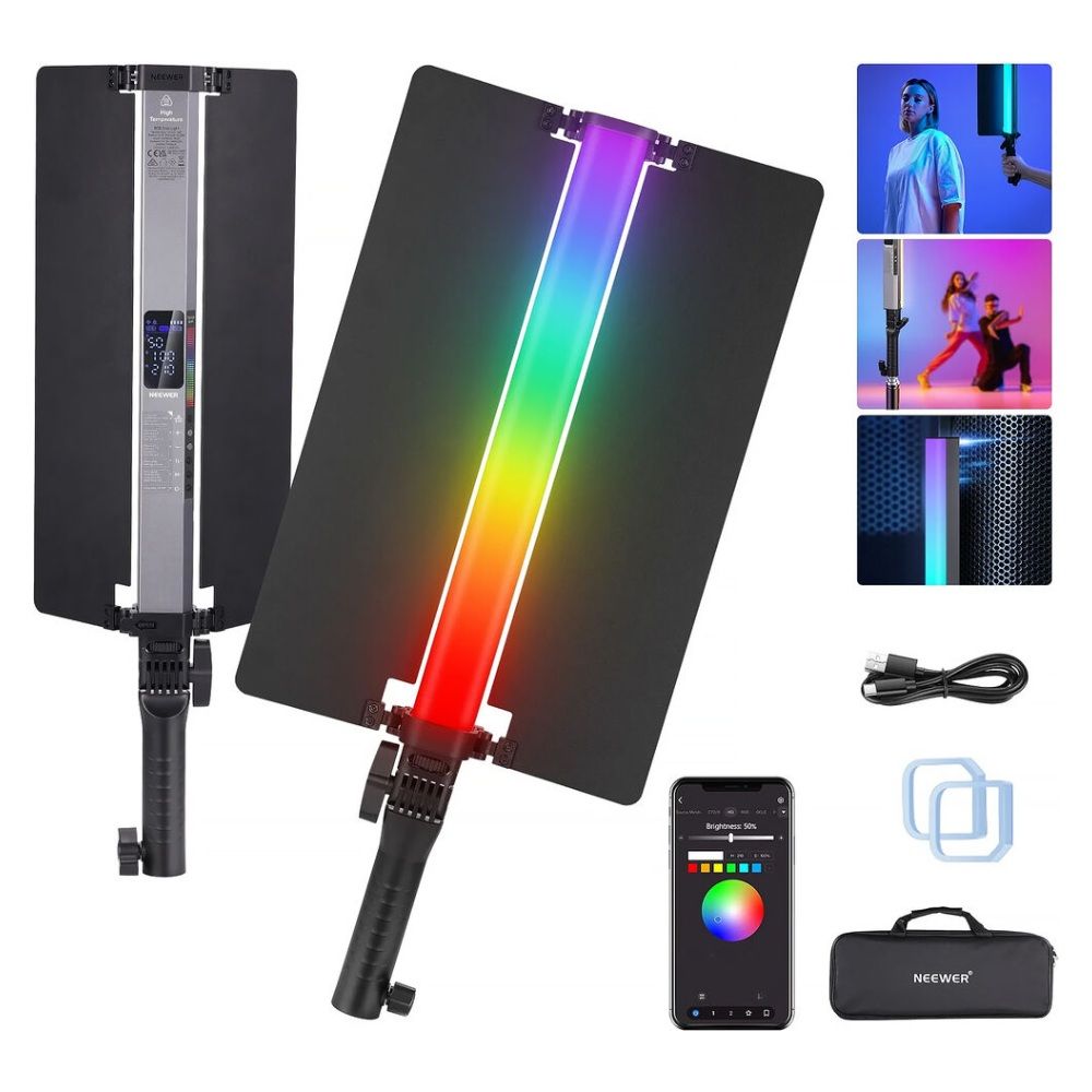 Importado Luz Video Led Neewer Rgb 2 18 W
