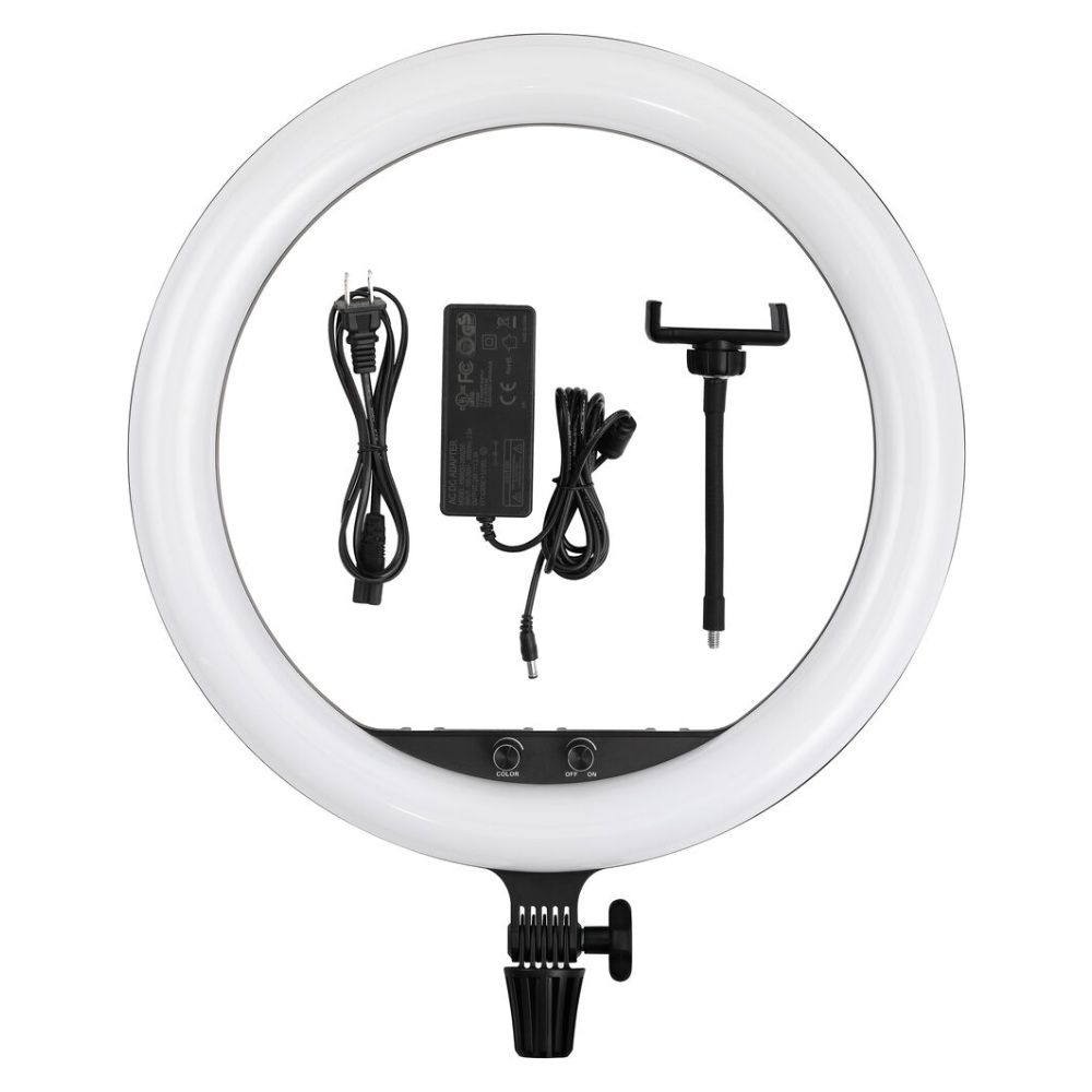 Importado Luz Led Anular Godox Lr150 B Bicolor 18 Para Carregador