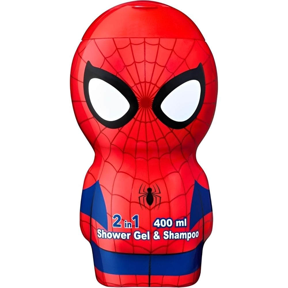 Importado Shampoo Gel Banho Infantil Marvel Homem Aranha 2 Em 1 400ML