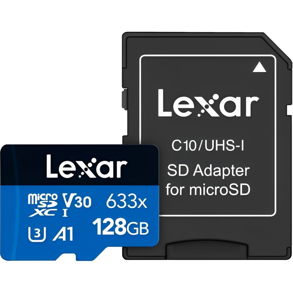 Importado Cartao Memoria Micro Sd Lexar High Performance 633X 45 Mb S C10 Lsdmi128bb633a 128GB
