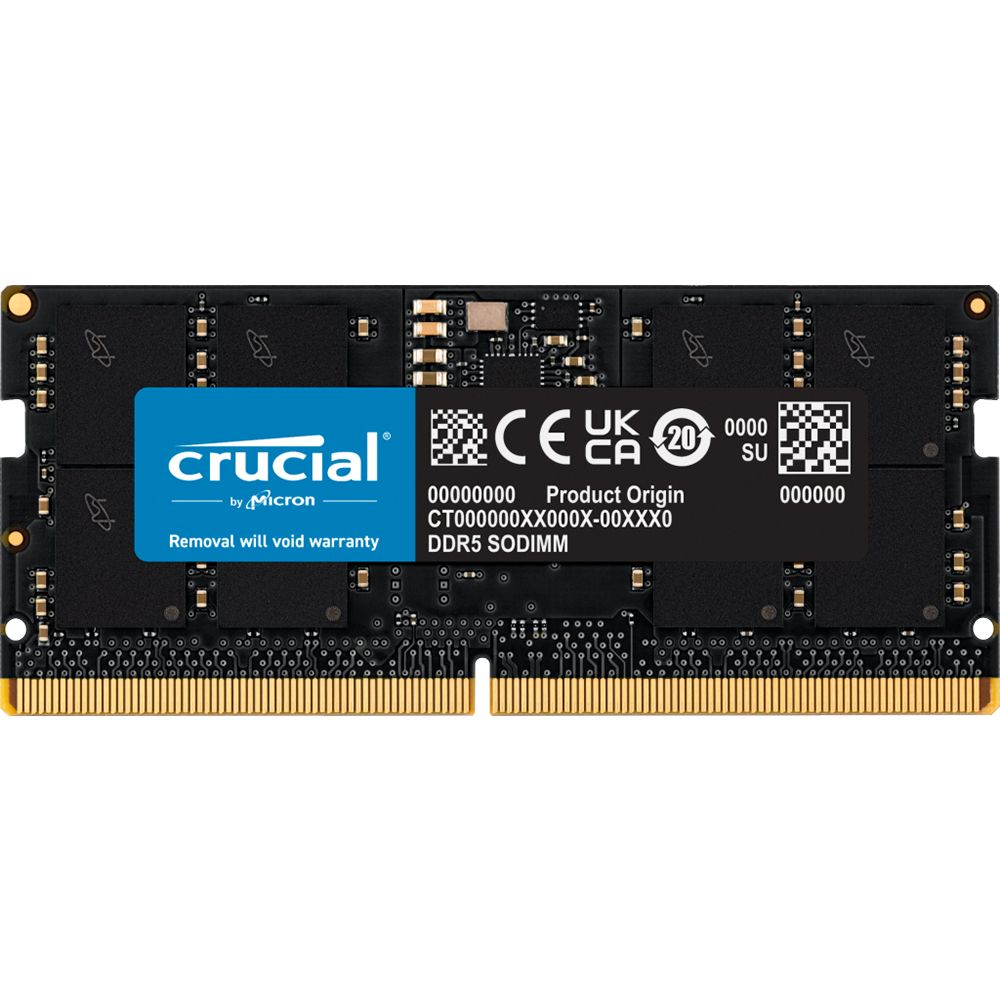 Importado Memoria Para Notebook Ddr5 So Dimm Crucial 5600 Mhz Ct16g56c46s5 16GB