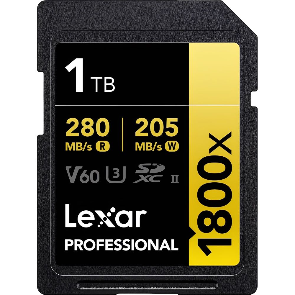 Importado Memoria Sd Lexar Professional 1800X Serie 280 205 Mb S C10 U3 V60