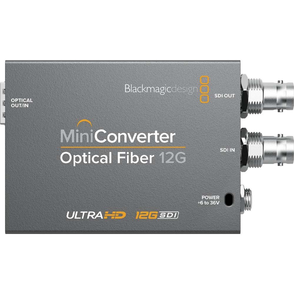 Importado Micro Conversor Blackmagic Sdi Para Fibra Otica 12G Sdi Convmof12g