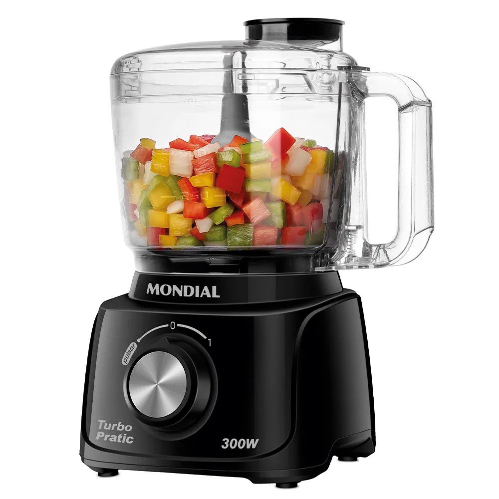 Mondial Mini Processador Turbo Pratic Mp 16 B 300 W 220V