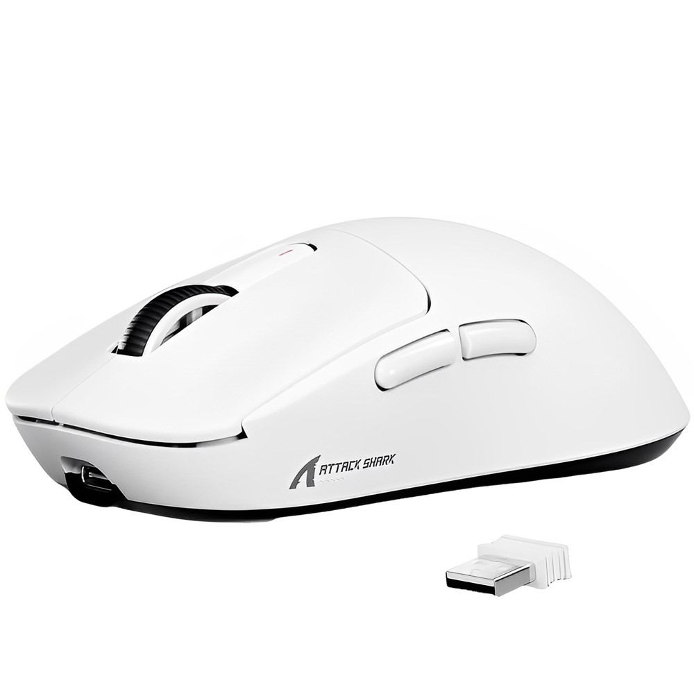 Importado Mouse Gamer Attack Shark X3 1K Paw3395 Sem Fio