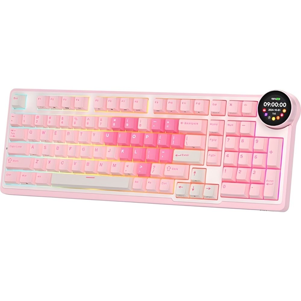 Importado Teclado Mecanico Royal Kludge N99 96 Rgb Sem Fio Melody Ingles