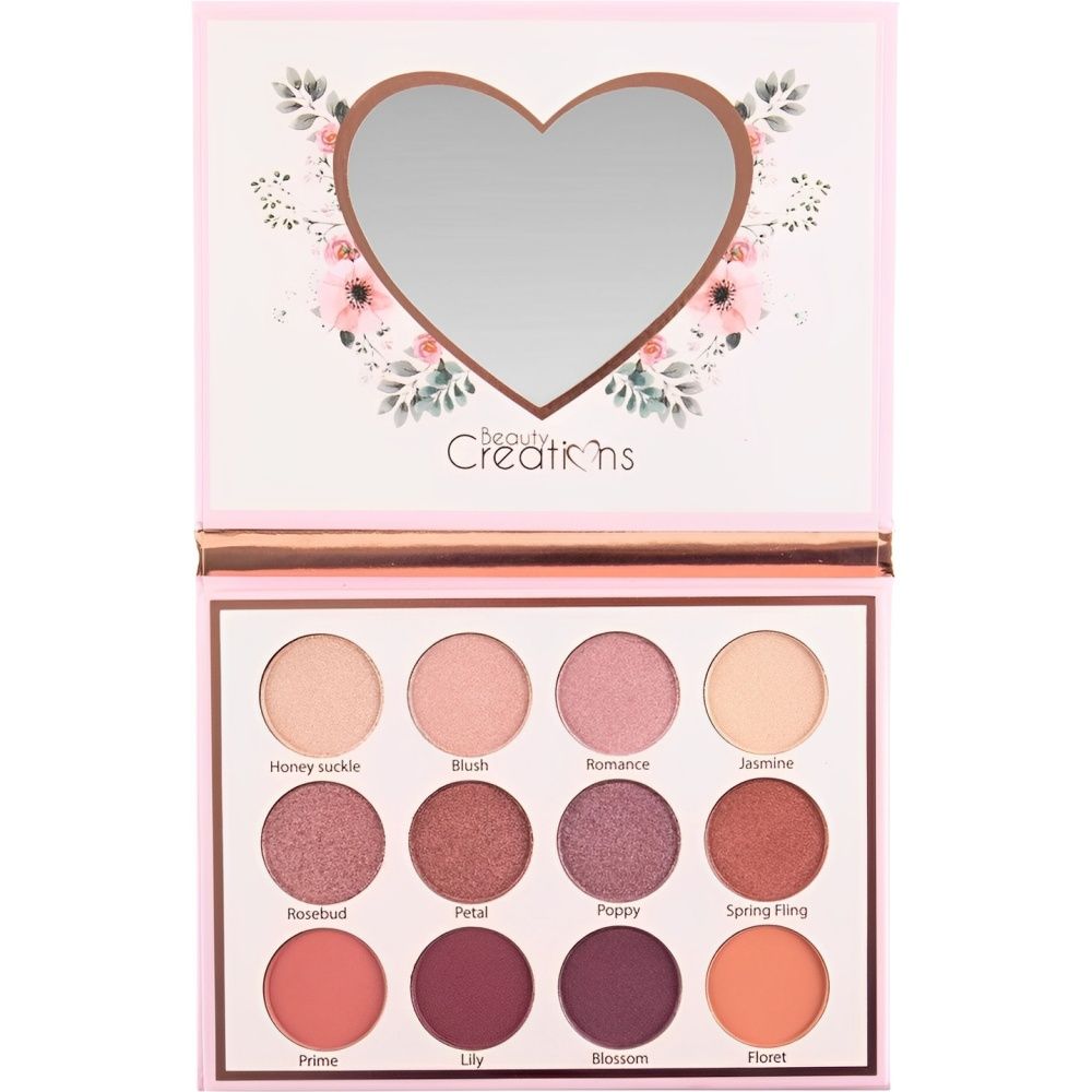 Importado Paleta Sombras Beauty Creations Floral Bloom Eye Bloom Ep12 12 Tons