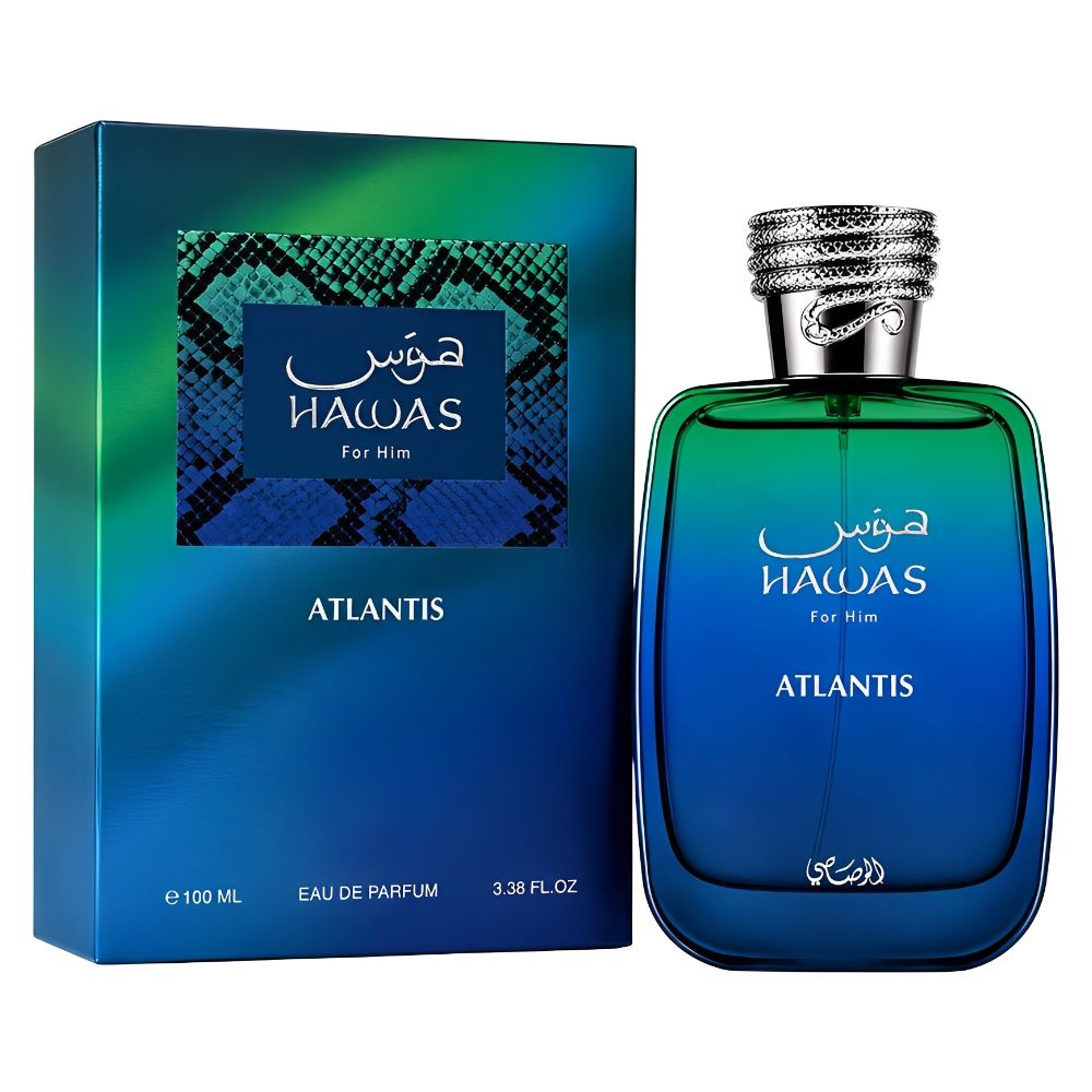 Importado Hawas Atlantis Rasasi Unissex 100ML