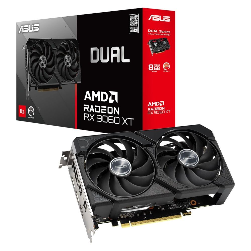 Asus Placa Video Radeon Rx 9060 Xt Gddr6 Rx9060xt 8G 8GB