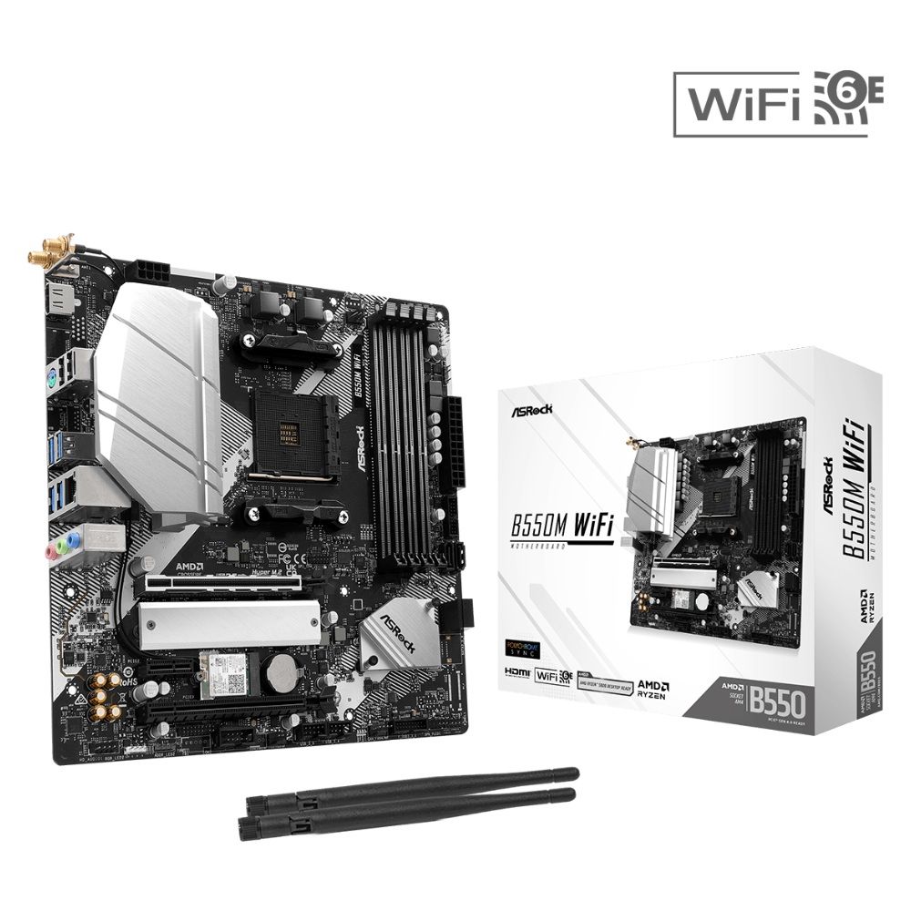 Importado Placa Mae B550m Am4 Ddr4 Micro Atx