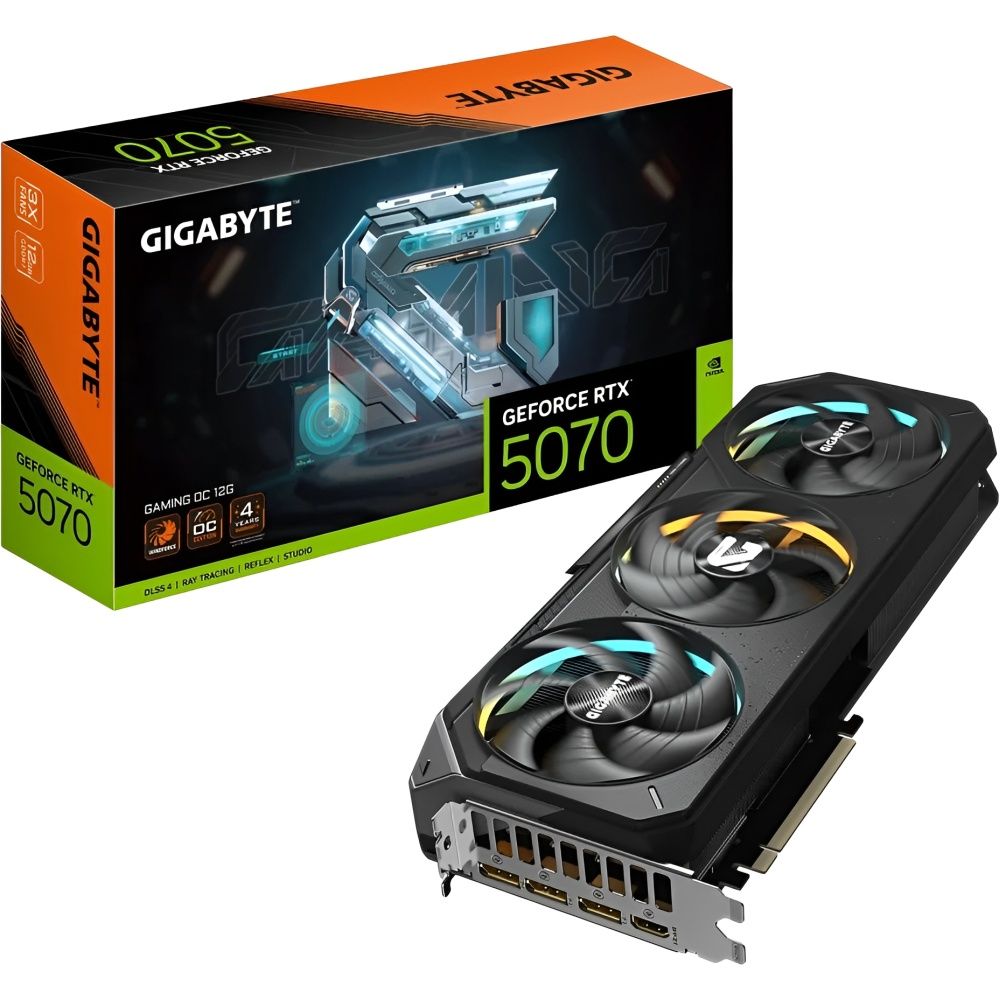 Gigabyte Placa Video Geforce Rtx 5070 Gaming Oc Edition Gddr7 Gv N5070gaming Oc 12GD 12GB