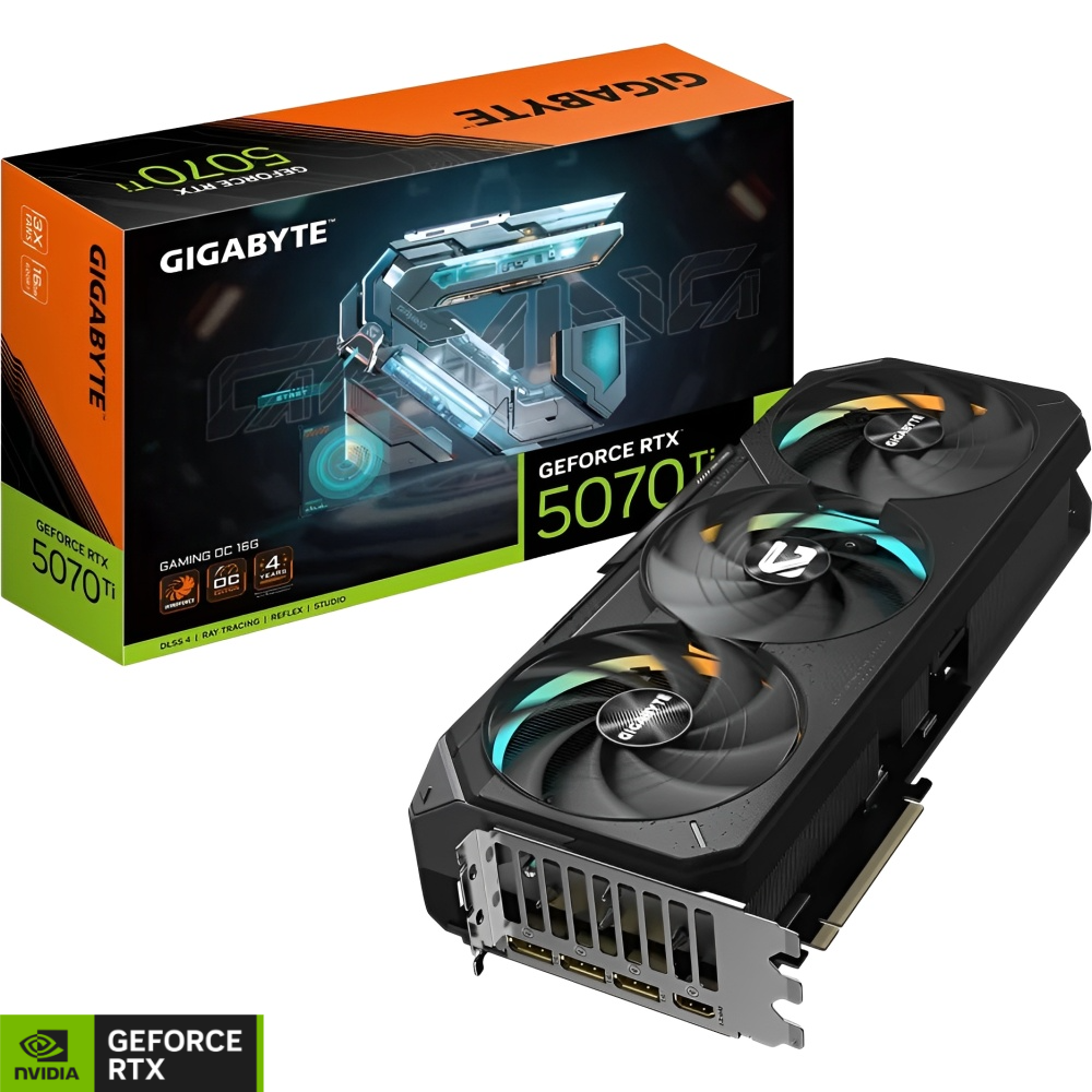 Gigabyte Placa Video Geforce Rtx 5070 Ti Gaming Oc Edition Gddr7 Gv N507tgaming Oc 16GD 16GB