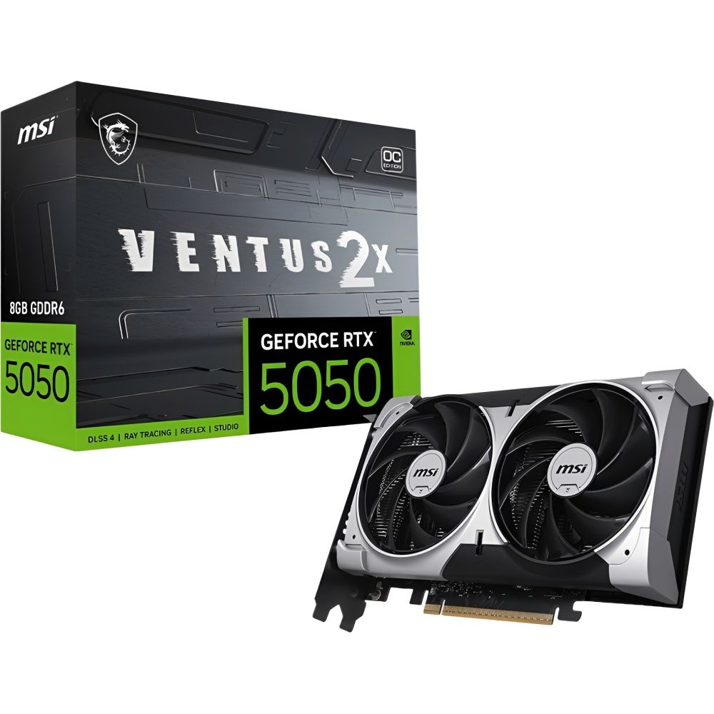 Msi Placa Video Geforce Rtx 5050 Ventus 2X Oc Edition Gddr6 8GB