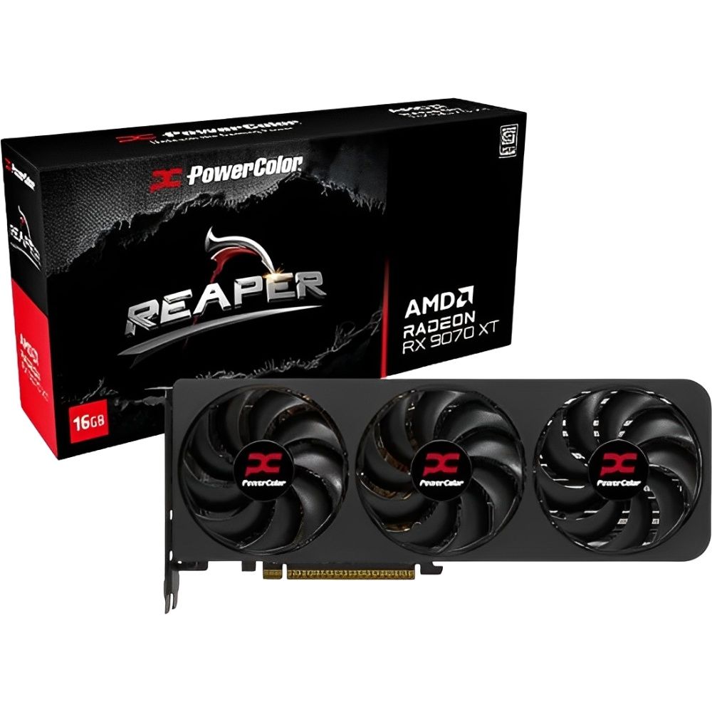 Importado Placa Video Powercolor Radeon Rx 9070 Reaper Xt Gddr6 16GB