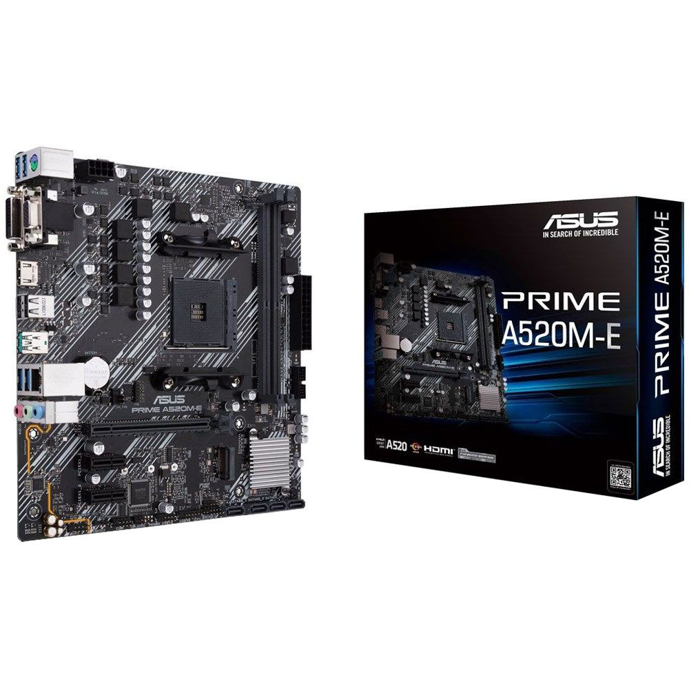 Asus Placa Mae Prime A520m Am4 Ddr4