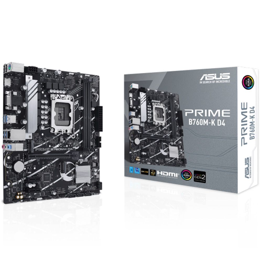 Asus Placa Mae Prime B760m K D4 Lga 1700 Ddr4 Micro Atx