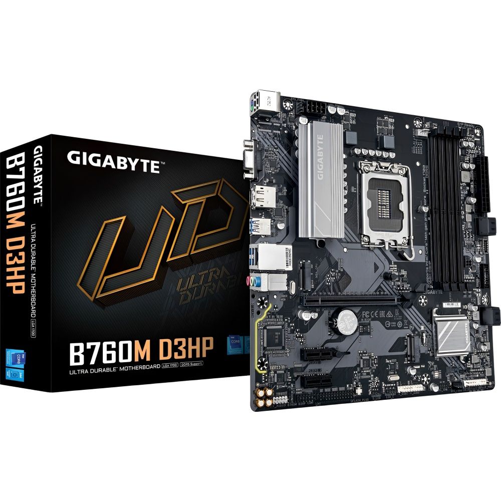 Gigabyte Placa Mae B760m D3hp Lga 1700 Ddr5 Micro Atx