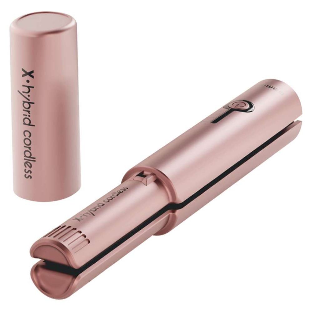 Importado Prancha Gamma Piu X Hybrid Cordless 25 W Sem Fio Rose