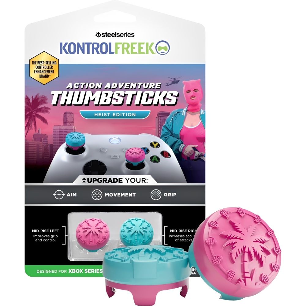 Microsoft Conjunto Grips Kontrolfreek 8888 Xbx Heist Edition Para Xbox
