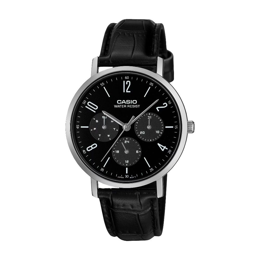 Importado Relogio Casio Mtp Vt06l 1BDF Analogico Leather