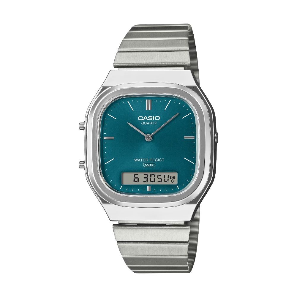 Importado Relogio Casio Vintage Aq 240E 3ADF Analogico Digital Unissex