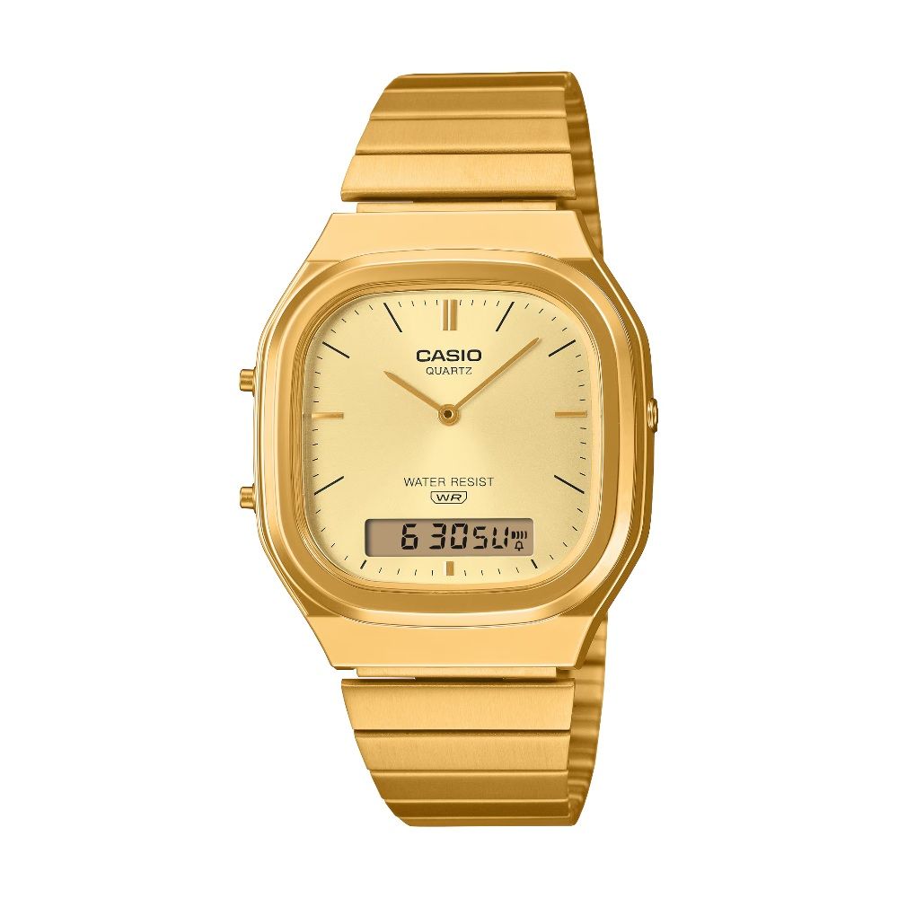 Importado Relogio Casio Vintage Aq 240EG 9ADF Analogico Digital Unissex