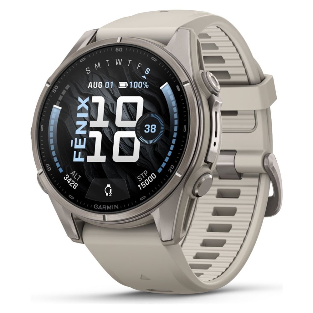 Garmin Relogio Smartwatch Fenix 9 43 Mm Claro 010 04761 00