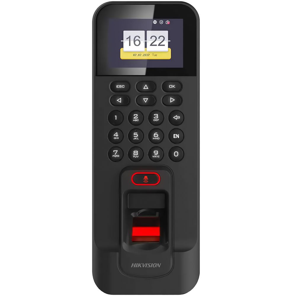 Importado Relogio Marcador Biometrico Presenca Hikvision Ds K1t804amf
