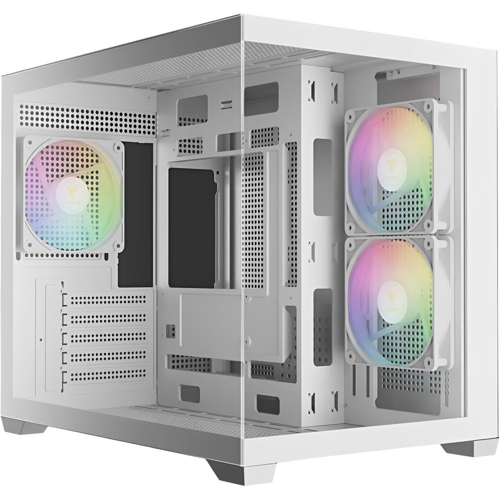 Importado Gabinete Gamer Gamdias Aura Gc10m V2 Argb Micro Atx Micro Torre Panoramica