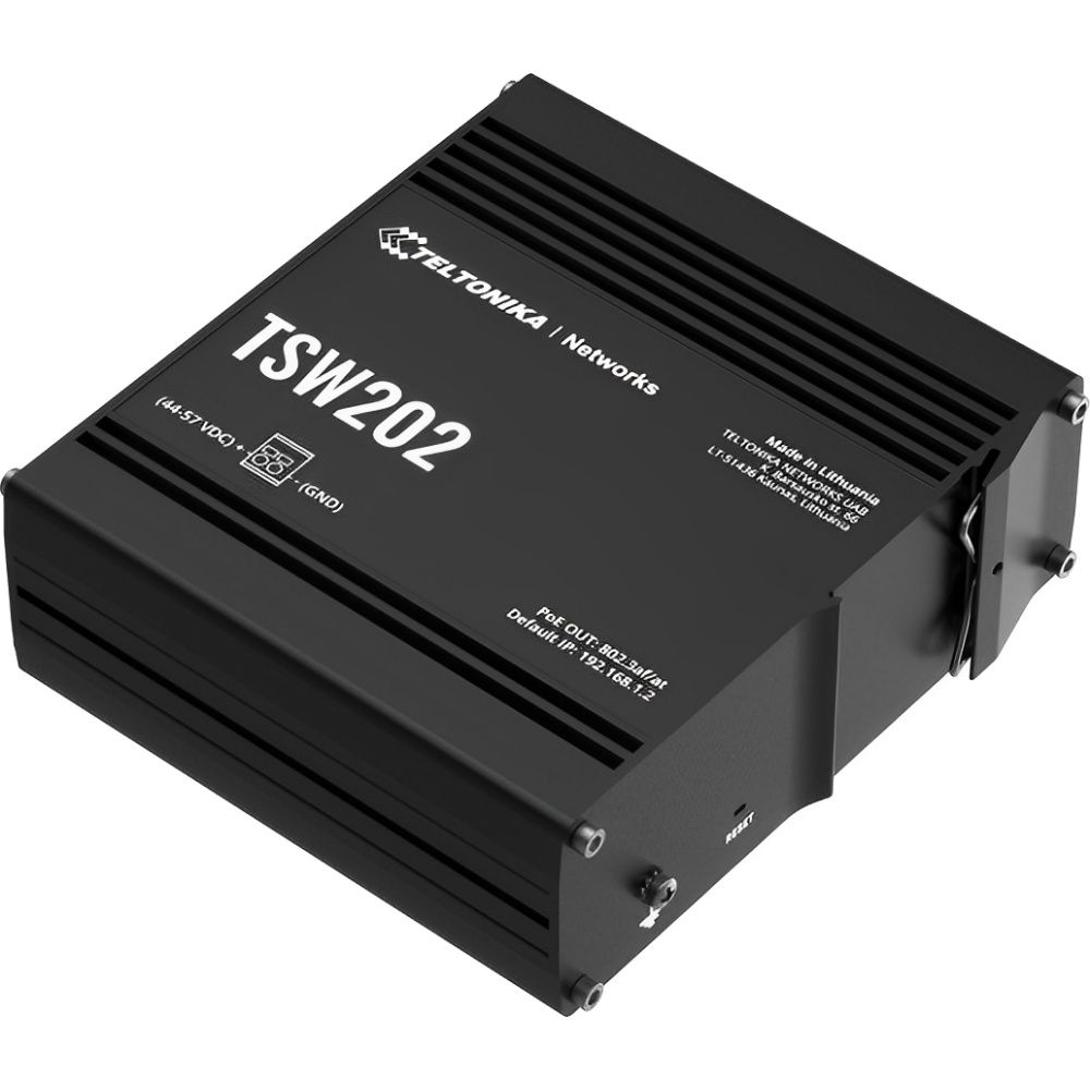 Importado Roteador Industrial Teltonika Tsw202 Gigabit 2SFP Poe