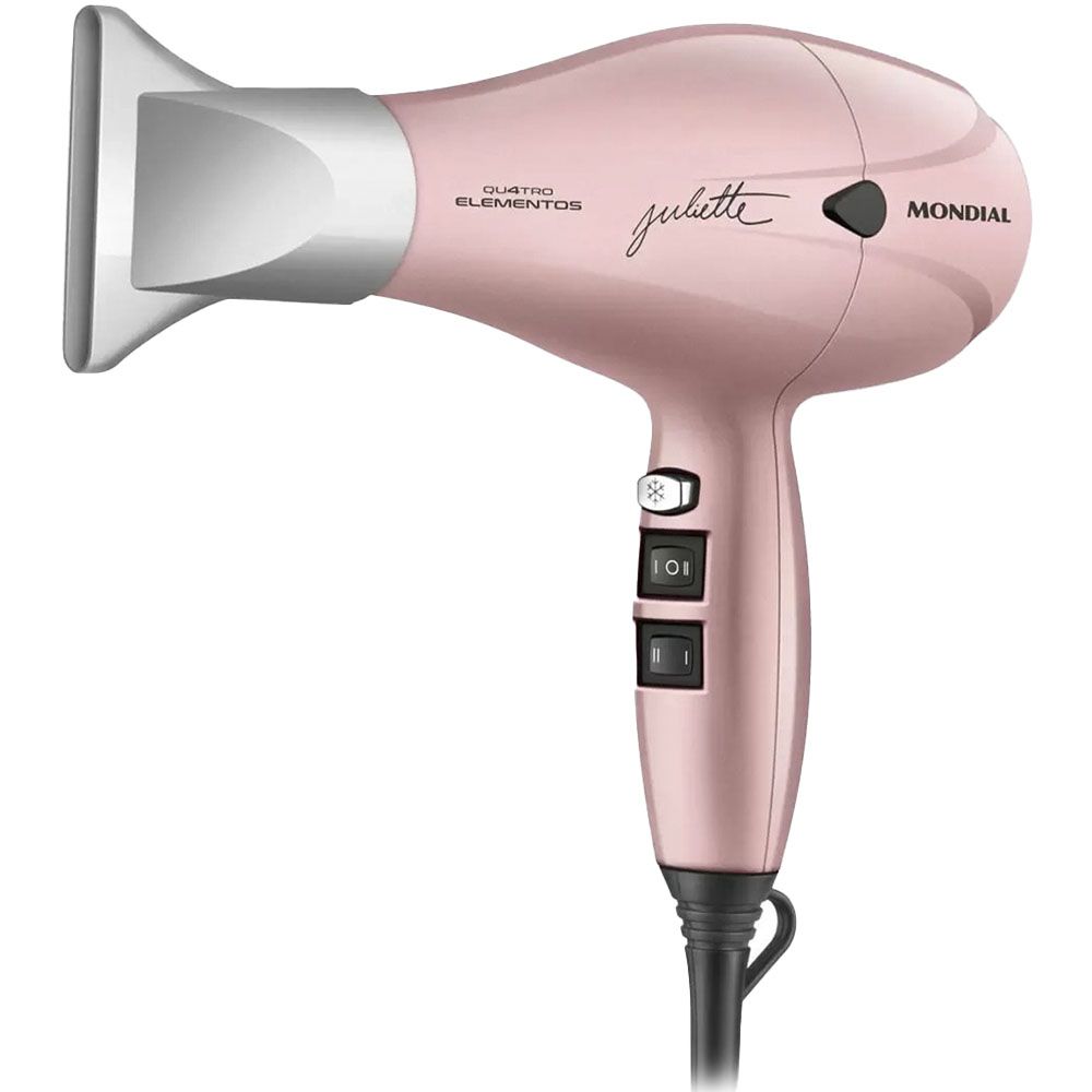 Mondial Secador Cabelo By Juliette Scp Ju 01 2000 W 110V Golden Rose