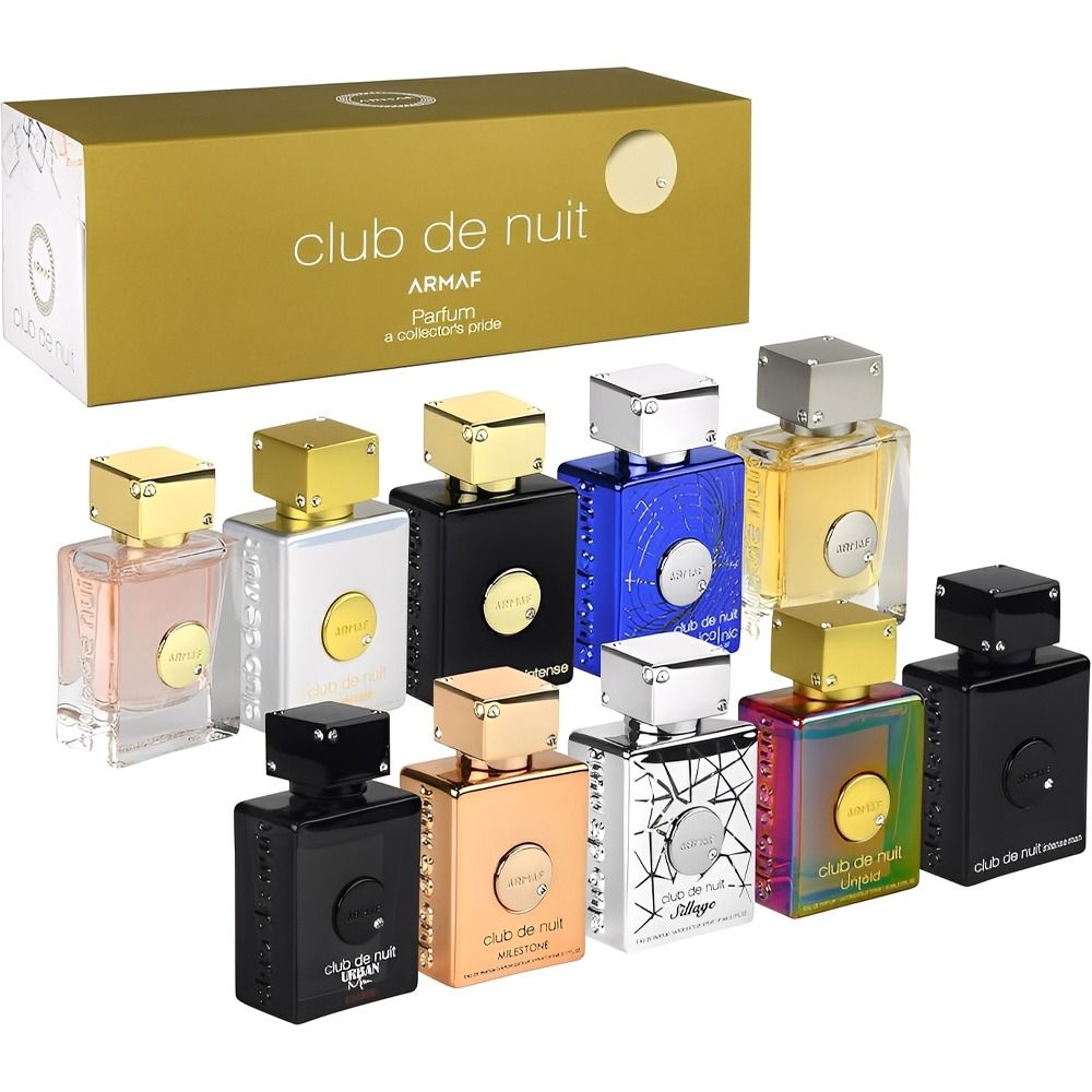 Armaf Set Mini Club Nuit Parfum Unissex X 10 Unidades 5ML