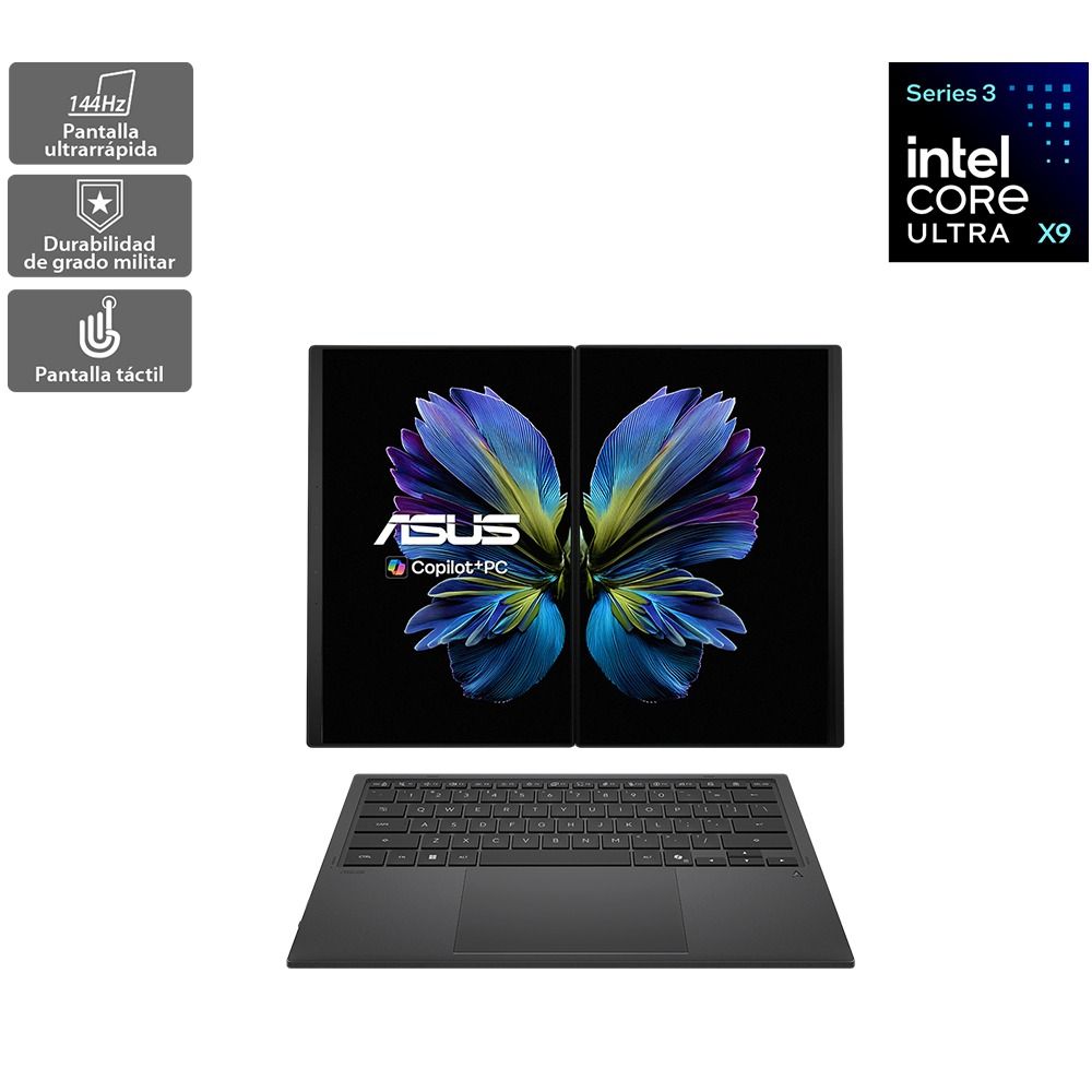 Asus Notebook Zenbook Duo Ux8407aa Sn145w 14 Intel Core Ultra 9 386H Lpddr5x Ssd M 2 1024GB