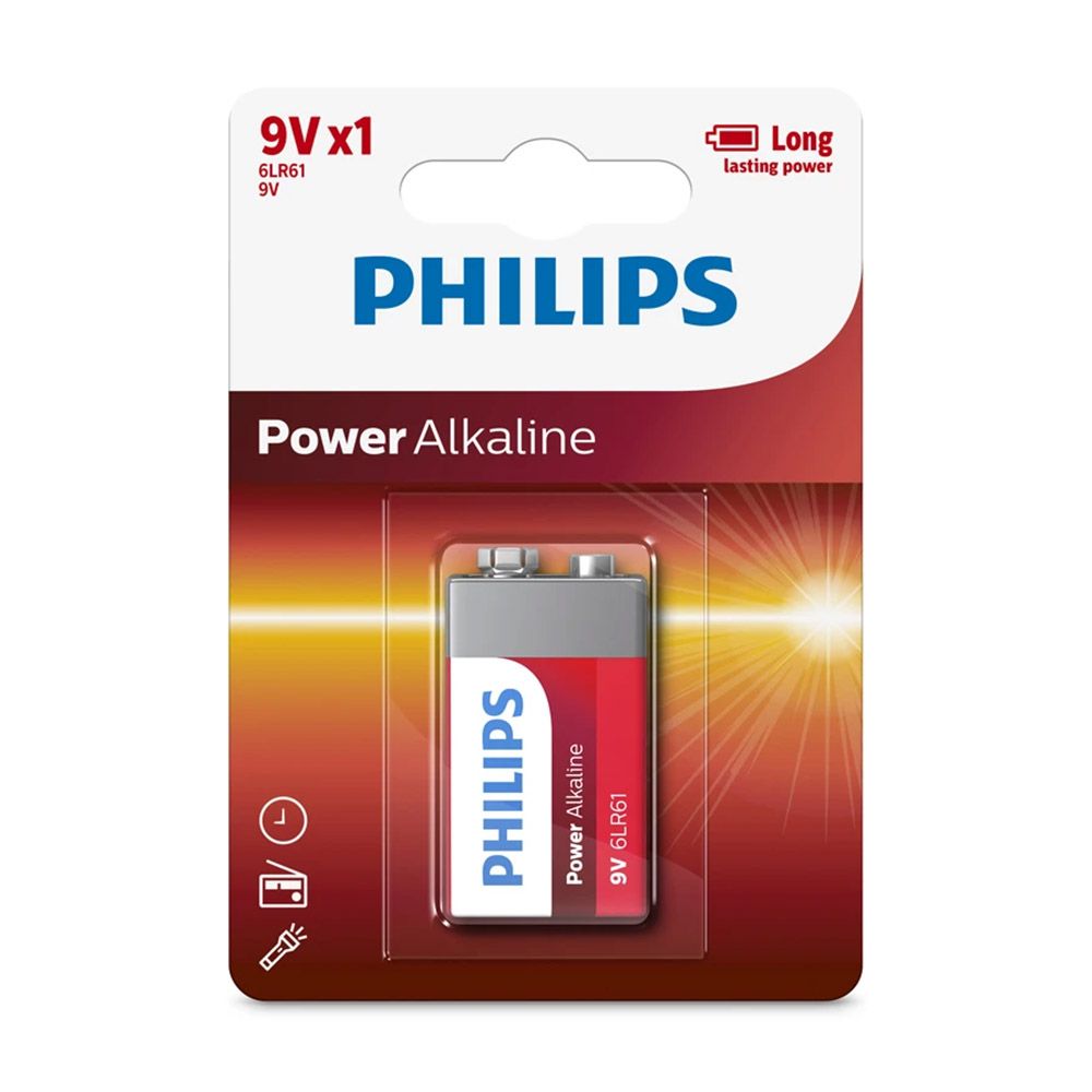 Philips Bateria Alcanina 9V 6LR61