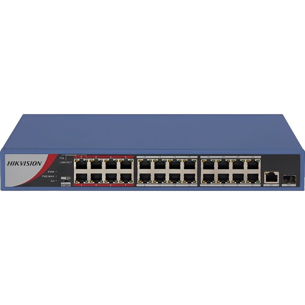 Importado Switch Ethernet Hikvision Ds 3E0326P M 24 Puertos Marino