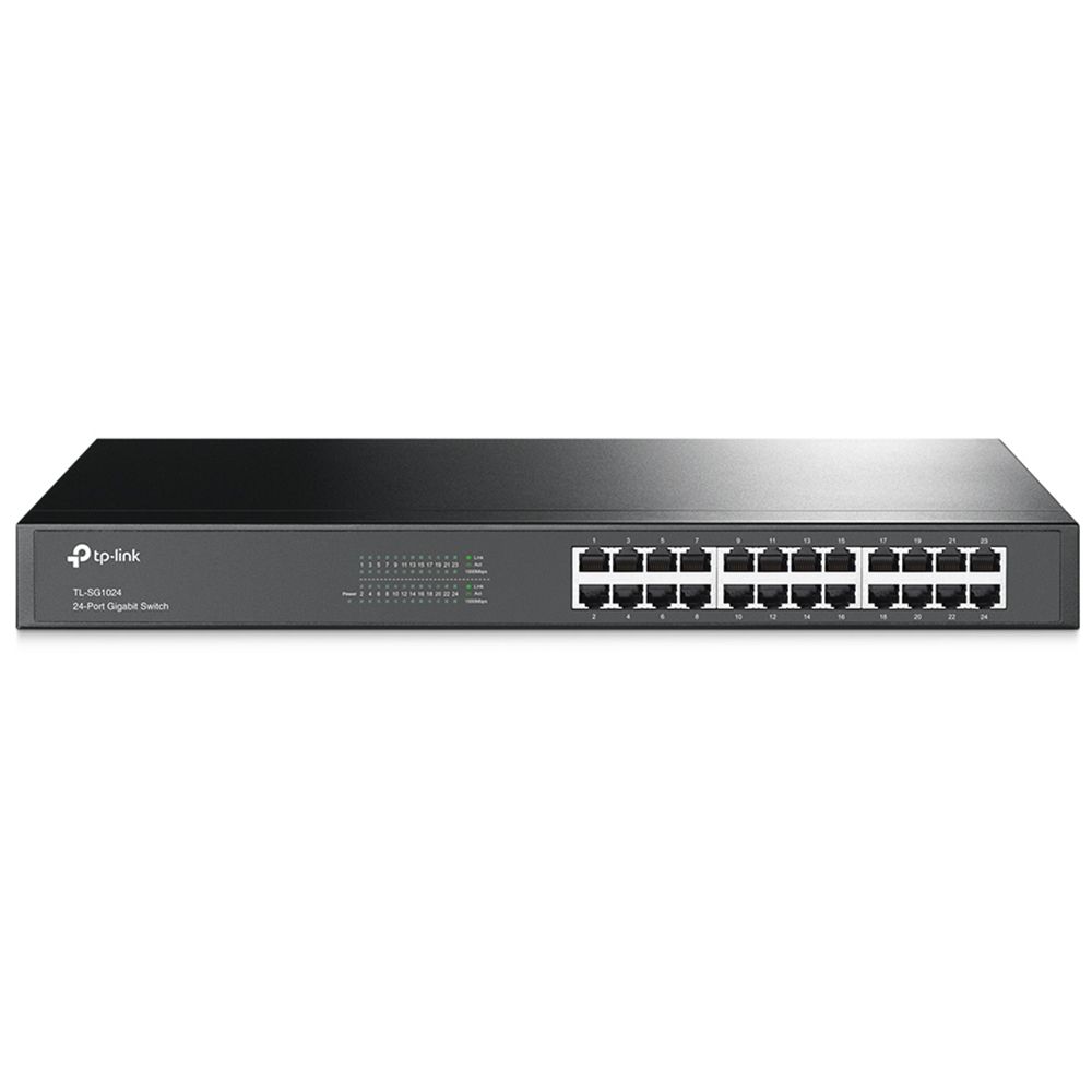 Tp link Switch Ethernet Tl Sg1024 24 Portas 10 1000 Mbps
