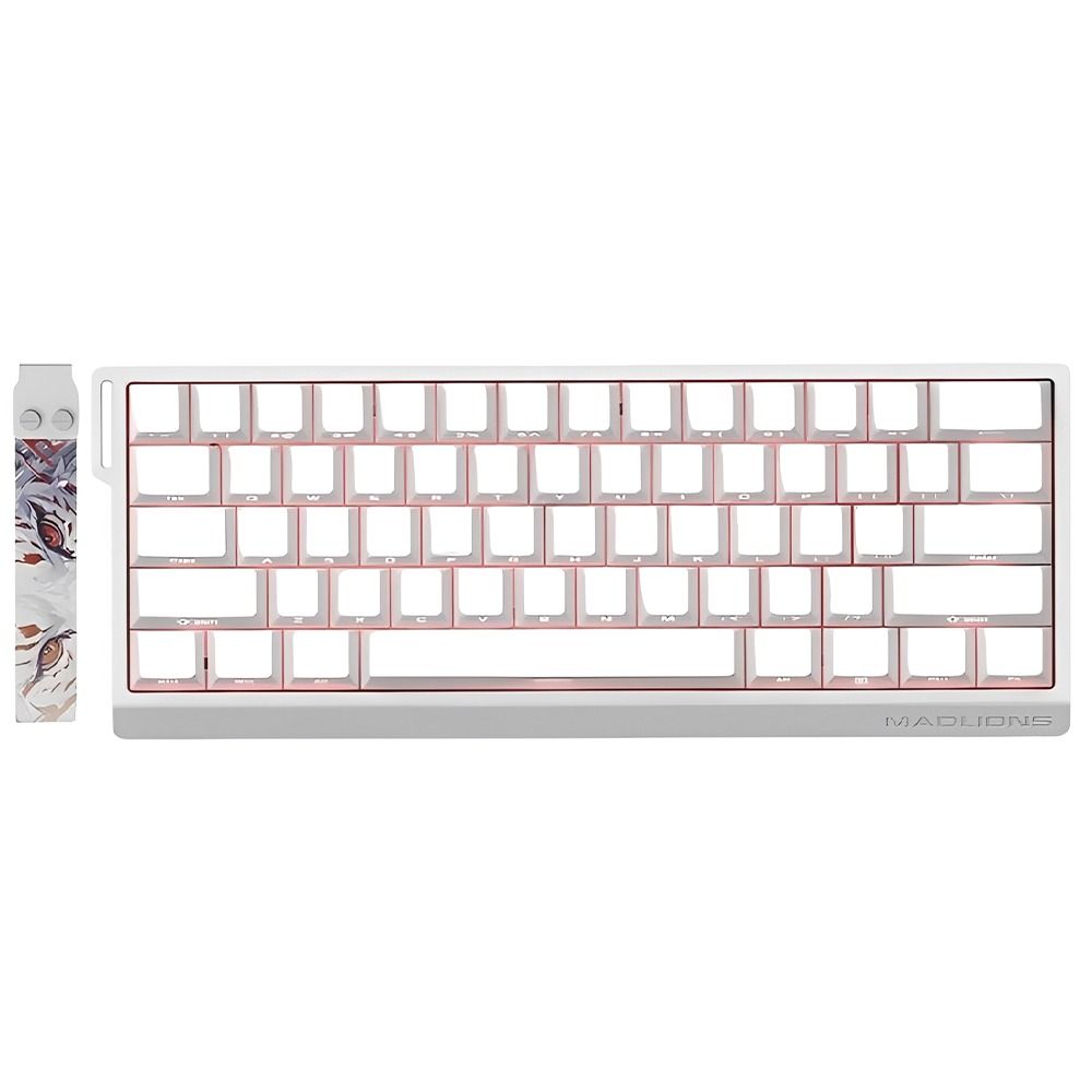 Importado Teclado Gamer Fgg Mad 60 He 60 Efeito Hall Magnetico Rgb 8K Ingles