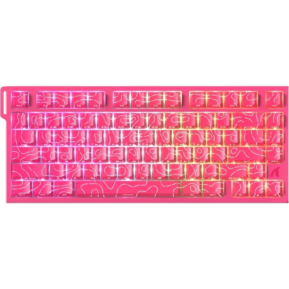 Importado Teclado Gamer Attack Shark R82 75 Mecanico Magnetico Hall Effect Rgb Contours Ingles