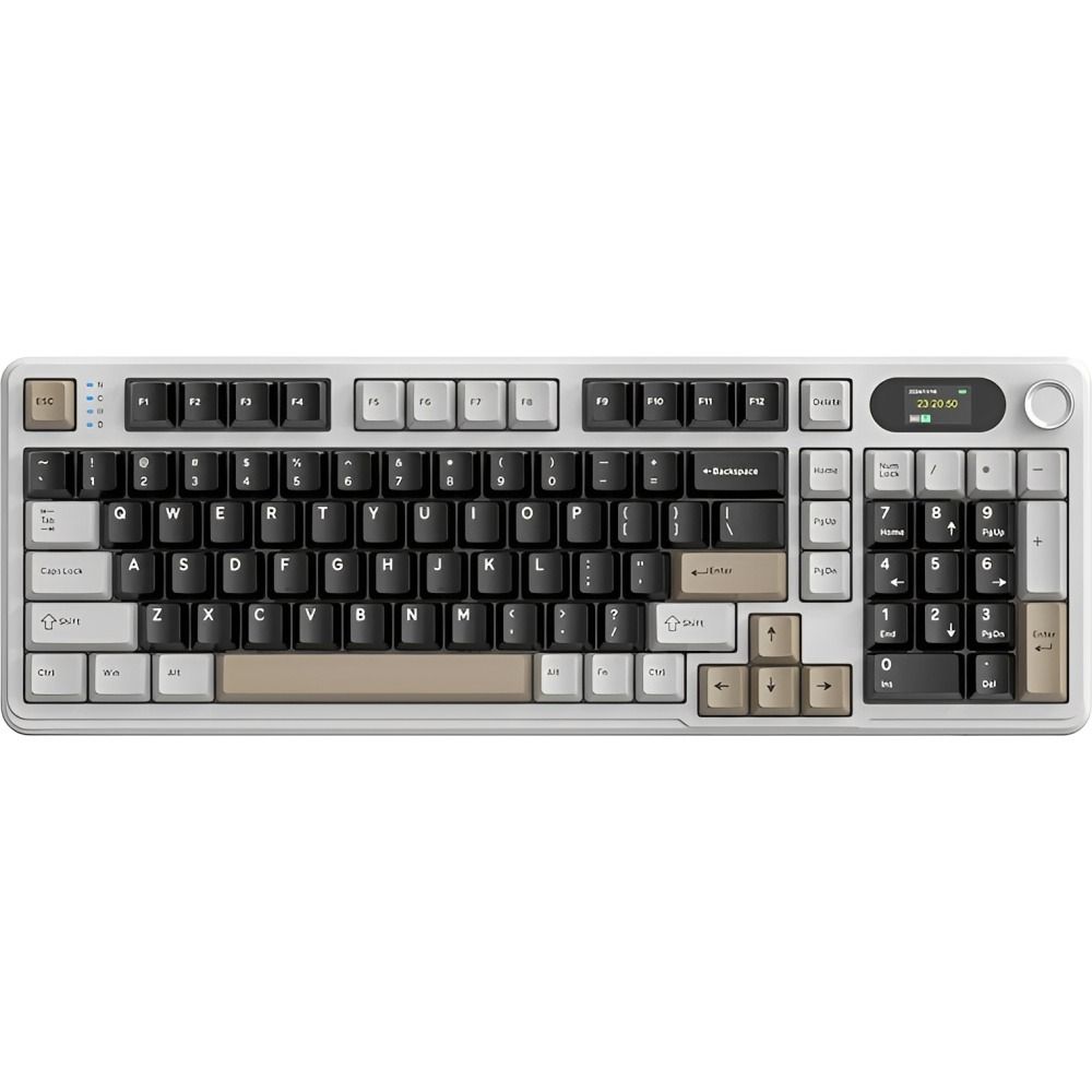 Importado Teclado Gamer Attack Shark X98pro 96 Mecanico Magnetico Hall Effect Rgb Cheese Ingles