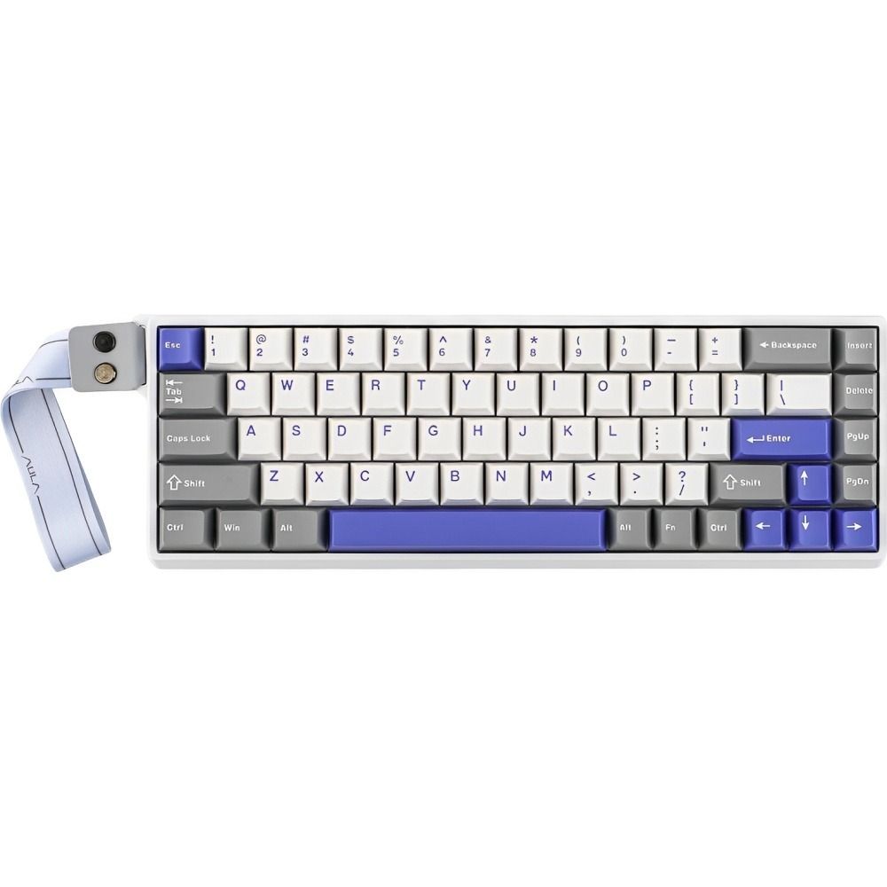 Importado Teclado Gamer Aula He Max 65 Mecanico Rgb Sem Fio Ingles