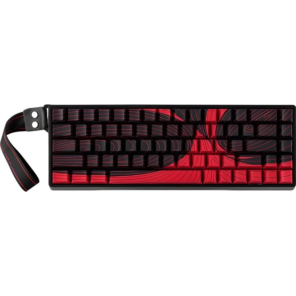 Importado Teclado Gamer Aula He 65 Mecanico Rgb Sem Fio Ingles