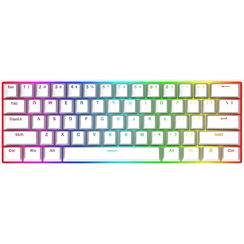 Redragon Teclado Gamer K630 60 Rgb Usb Ingles