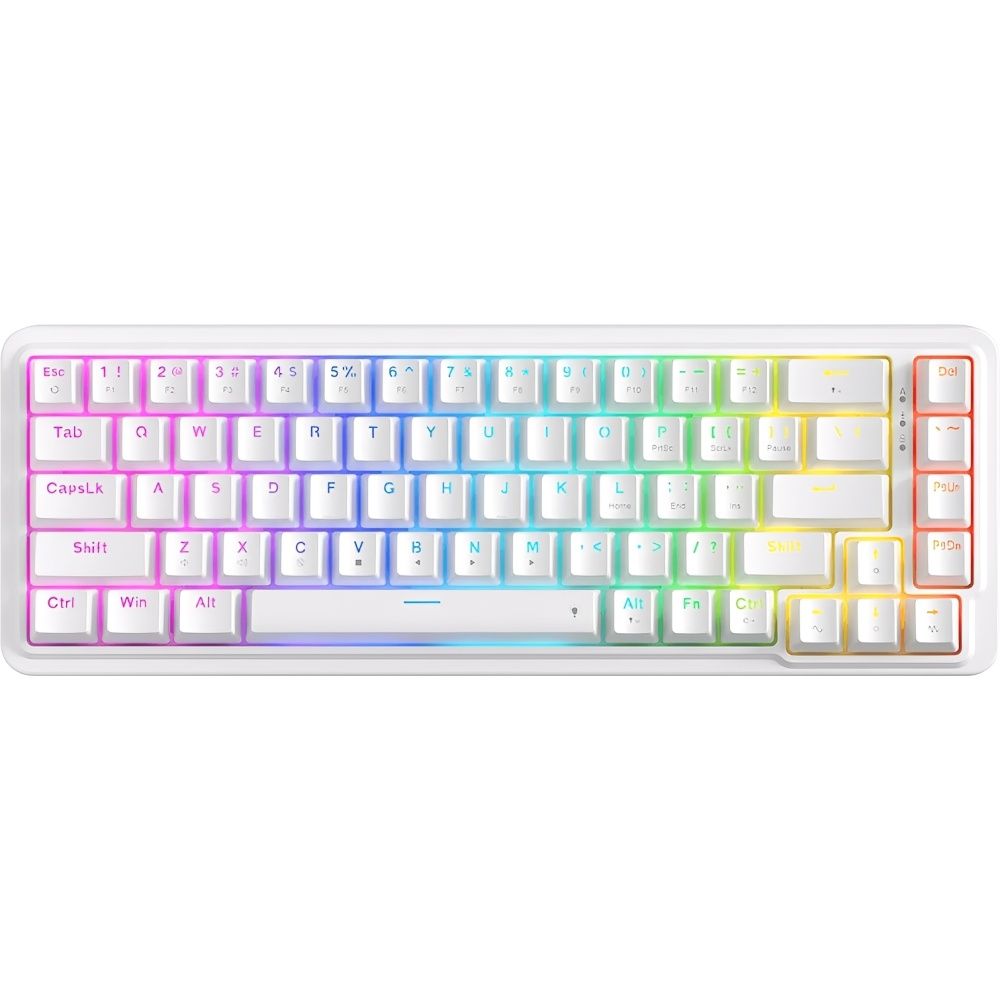 Redragon Teclado Gamer K709 65 Rgb Sem Fio Ingles