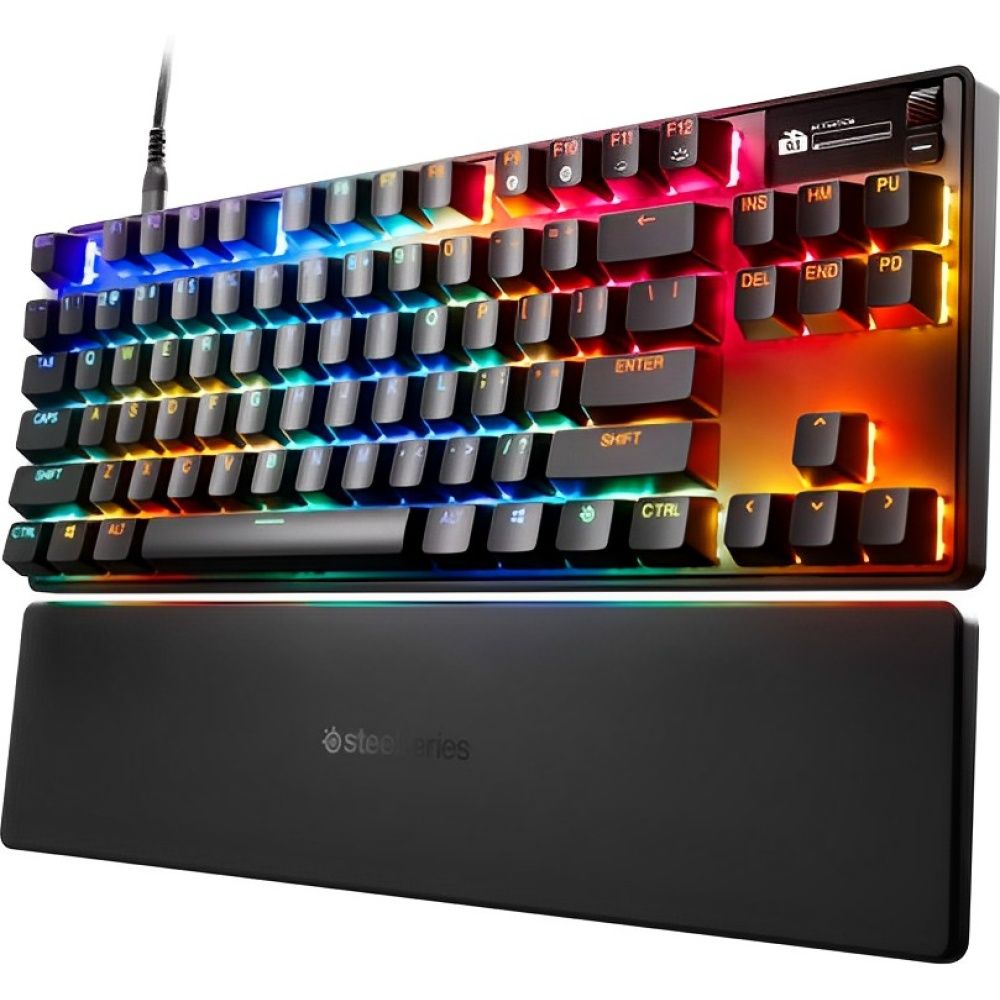 Steelseries Teclado Gamer Apex Pro Gen 3 80 Tkl Mecanico Magnetico Hall Effect Rgb Ingles