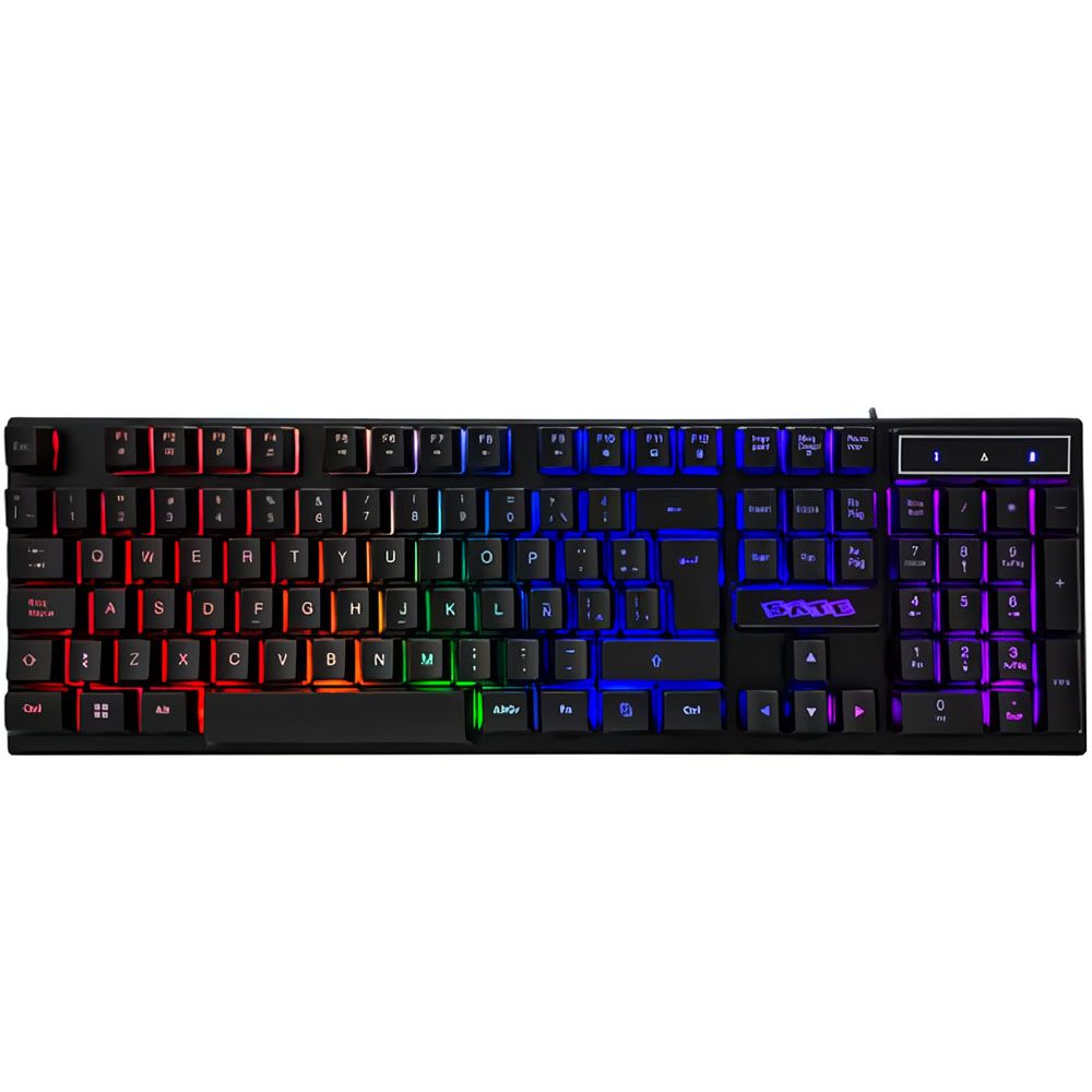 Importado Teclado Gamer Satellite Ak 892 Backlight Usb Espanol