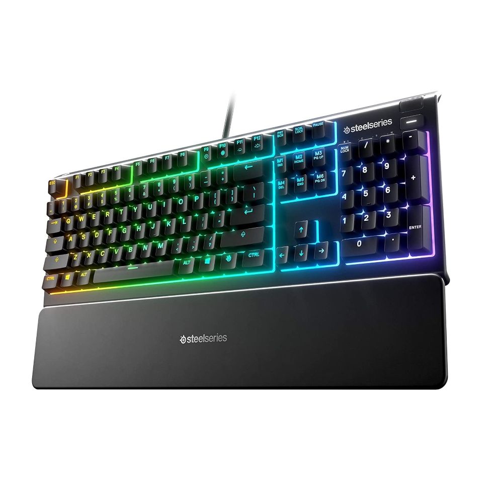 Steelseries Teclado Gamer Apex 3 Ip32 Rgb Espanol